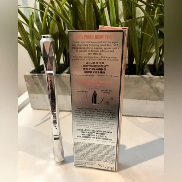 BNIB Benefit Cosmetics Goof Proof Waterproof Easy Shape & Fill Brow Pencil - 2 - Picture 5 of 10